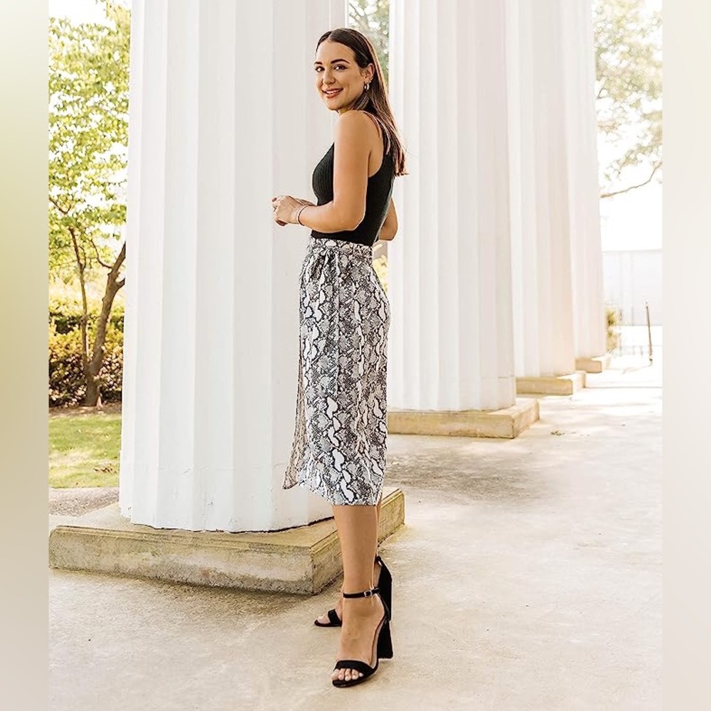 NWT The Drop x Kathleen Barnes Python Wrap Skirt … - image 2